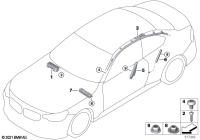 72129867388-Unit assy-air bag, passenger