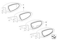 51168040913-Mirror glass heated wdo lh