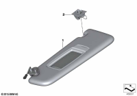 51167990158-Bracket assy-sunvisor