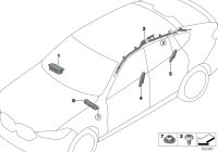 72127409343-Head air bag lh