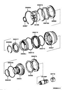 3506730021-DISC SET, 3RD BRAKE, NO.2
