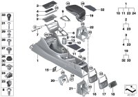 51169372522-Clip-center console w/trim