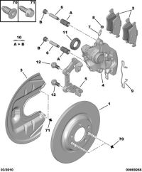 425405-PEUGEOT BRAKE PAD/RR/207/208