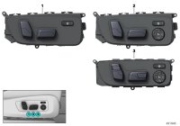 61316801480-Switch, seat adjust, rh/lh