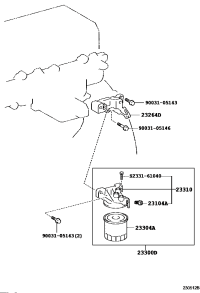 23304EV280-ELEMENT KIT, FUEL FILTER