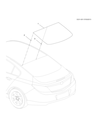 9054348-Stopper (black box), rear window