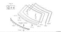 72751VC700-MOULDING-WINDSHIELD UPPER,CENTER