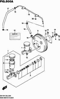 5130081AA0-Master cylinder booster assy