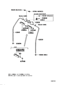6308536011-LOUVER SUB-ASSY, ROOF VENTILATOR, RH