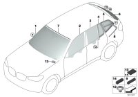 51317409375-Windshield green rain/light/fog
