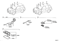 8187042010-LAMP ASSY, KEY CYLINDER