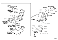 7280630110A3-HOLDER SUB-ASSY, REAR SEAT CENTER ARMREST CUP