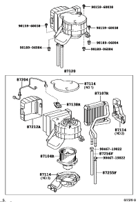 8724526A80-Hose, heater water inlet, rh/lh