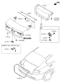 812663X000-COVER-T/LID TRIM BLANKING