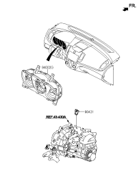 940331M500-CLUSTER ASSY-INSTRUMENT