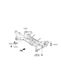 624002X000-CROSSMEMBER COMPL(ASSY)