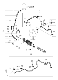 575103F501-HOSE ASSY-P/S OIL PRESSURE