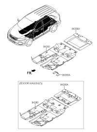 842802P000VA-CARPET ASSY-RR FLOOR