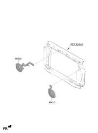 96650Q2500-HORN ASSY(HIGH)