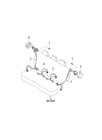 898103E100CY-S/BELT ASSY-RR,LH