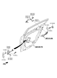 794903T000-CHECKER ASSY-RR DOOR RH