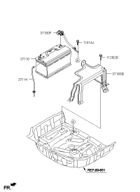 371803T100-SENSOR ASSY-BATTERY