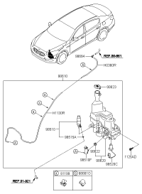 985203T010-LEVEL SWITCH-WINDSHIELD WASHER