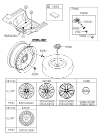 52960C6000-CAP ASSY-WHEEL HUB