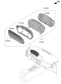 94013Q7010-CLUSTER ASSY-INSTRUMENT