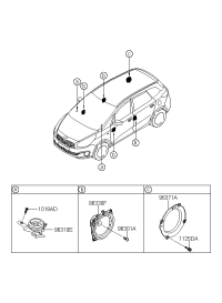 96380A4500-BLANKING COVER-SUB WOOFER