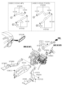 97311B5000-HOSE ASSY-WATER INLET