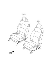 88002H3060BGN-SEAT ASSY-FRONT,RH
