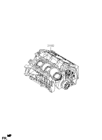 220W23CS00-ENGINE ASSY-SHORT
