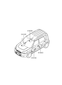 916002X020-WIRING ASSY-FR DR(DRIVER)