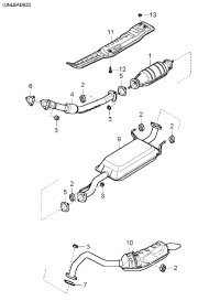 286503E500-MUFFLER ASSY-CTR(FRONT)