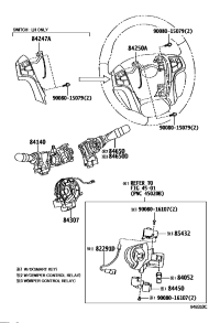 8425008050B0-SWITCH ASSY, STEERIN