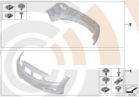 51122467371-Mounting assy-rear bumper
