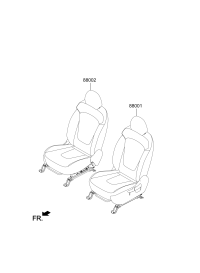 88002R9200UEJ-SEAT ASSY-FRONT,RH