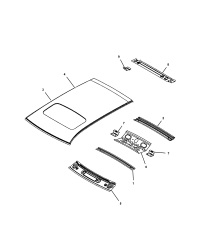 5115218AB-HEADER ROOF LOWER REAR