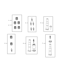 68020724AB-HARDWARE KIT MOUNTING INCLUDES VALVE STEM, SEAL, VALVE CORE AND I-SHEET
