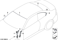 51337482863-Mldg of glass lh rr