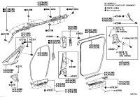 62220V2050E0-GARNISH, FRONT PILLAR, LH