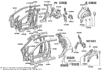 6113152010-PILLAR, FRONT BODY, UPPER OUTER RH