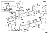 6245136060A1-GARNISH, ROOF SIDE RAIL, REAR