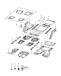 6BP48TX7AD-MAT KIT FLOOR - FRONT