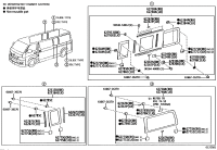 6277526050-CLIP, QUARTER WINDOW, RH/LH