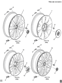 20997901-Cap, wheel decoration (code AAGS)