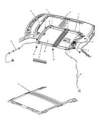 5139927AB-FRAME SUNROOF INCLUDES CABLES