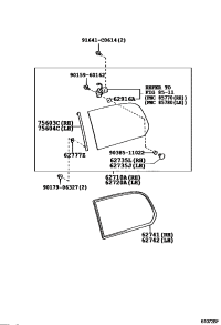 6291660010-PAD, SIDE WINDOW LOCK