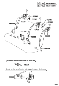 7370812092-BRACKET SUB-ASSY, TETHER ANCHOR